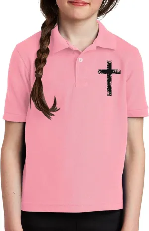 Boys Girls School Uniform Shirt Kids Short Sleeve Button Down Lapel Tops for Casual Sport Preppy School Shirts