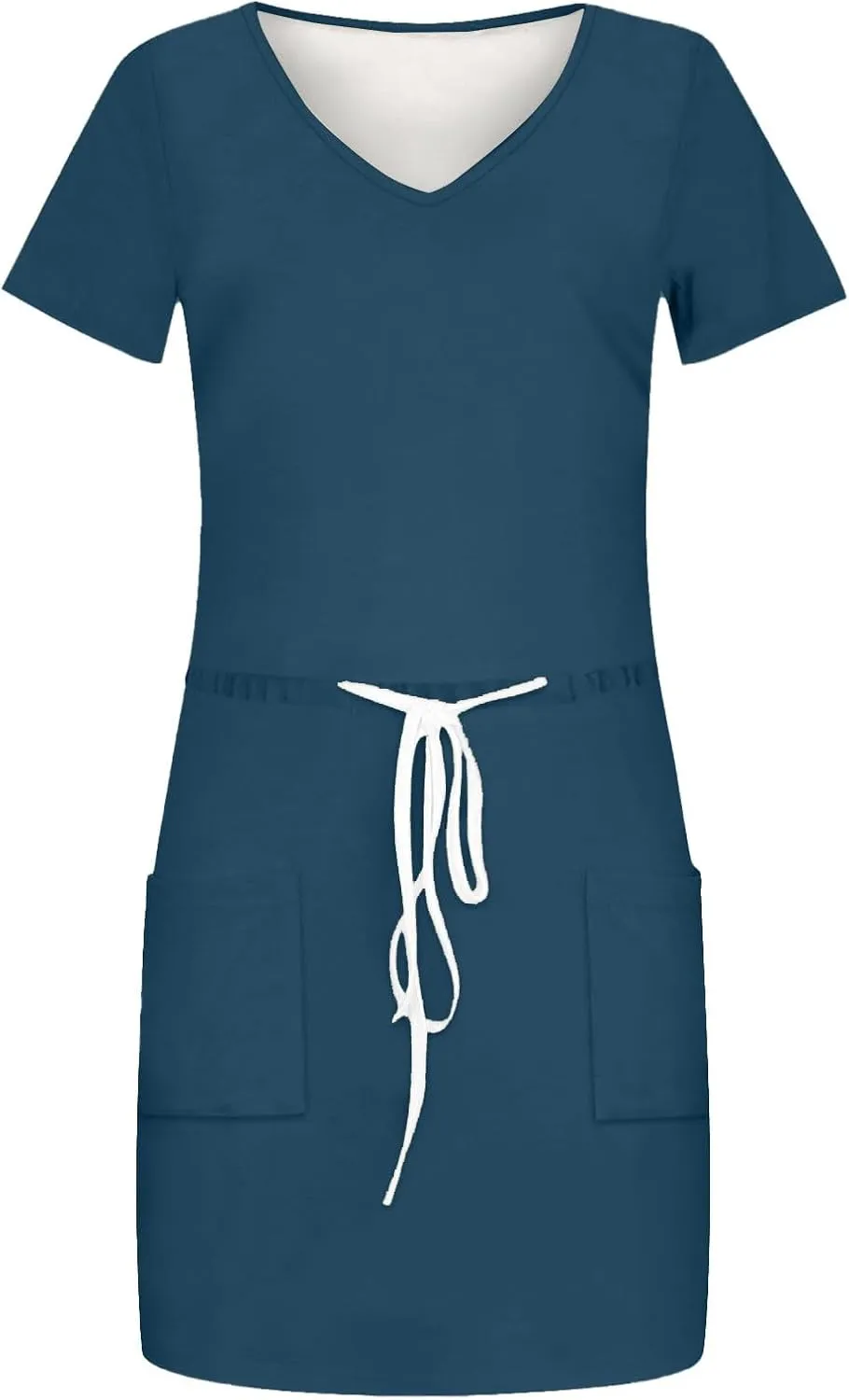 Casual Summer Dresses for Women 2025,Womens Fashion Summer Dress Lantern Sleeve Square Neck Tie Front Mini Beach Dresses