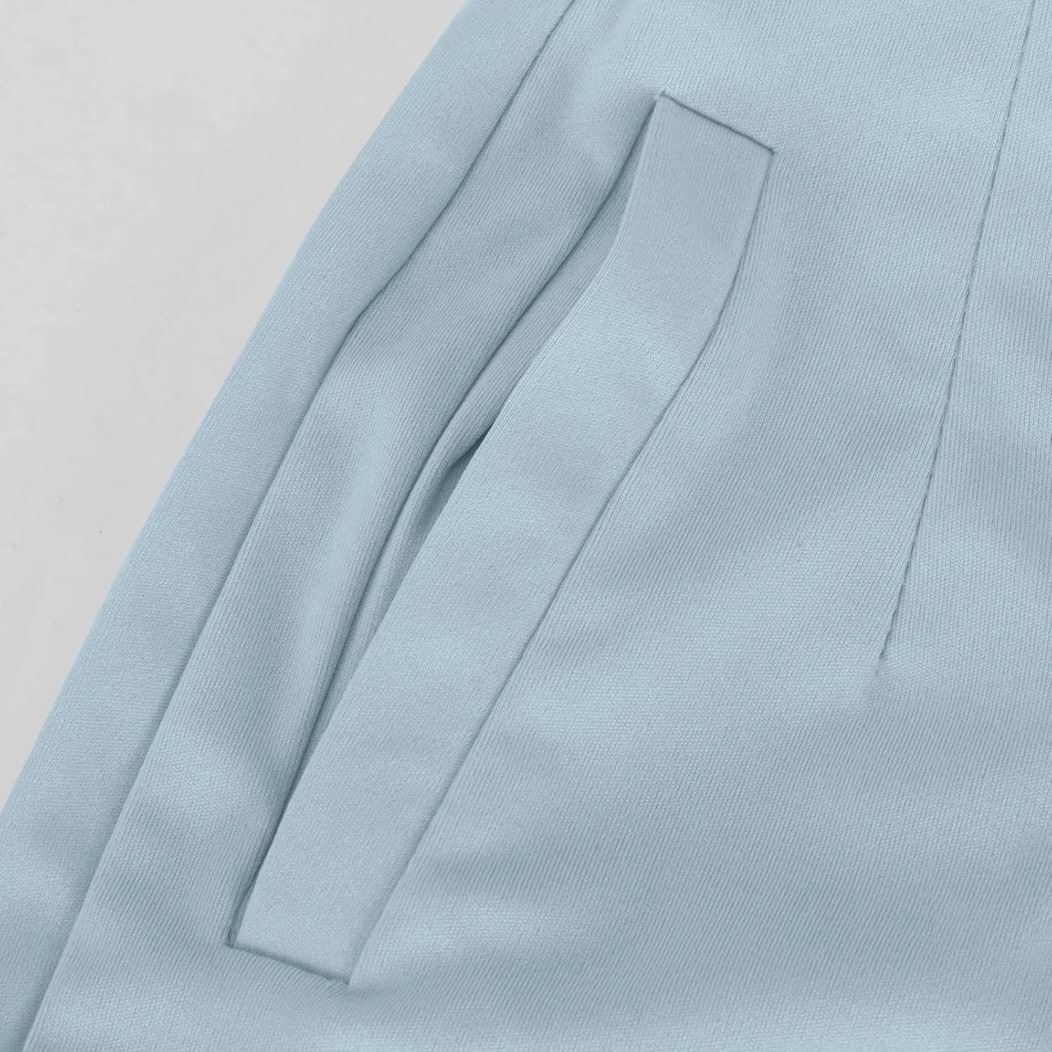 Cropped Pants for Women High Waisted Pull On Dress Capri Pants Slim Straight Leg Stretchy Waist Capris Trousers Pants