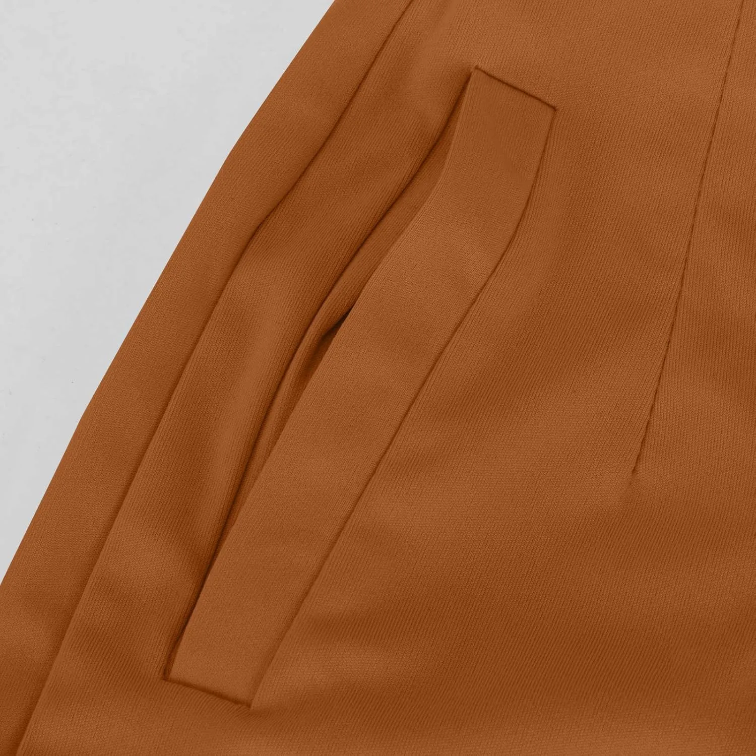 Cropped Pants for Women High Waisted Pull On Dress Capri Pants Slim Straight Leg Stretchy Waist Capris Trousers Pants
