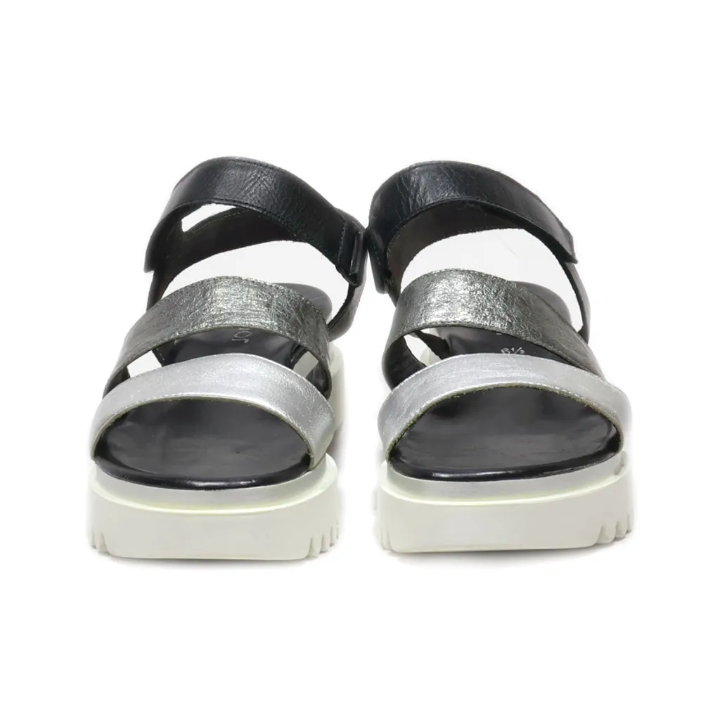 Gabor Platform Shoes Leather Black Colour For Women