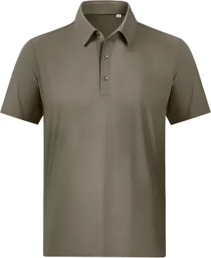 Mens Polo Shirts Short Sleeve Stretch Golf Polo Shirts Dry Fit Polo T Shirts for Men Golf Shirts Tennis Polo