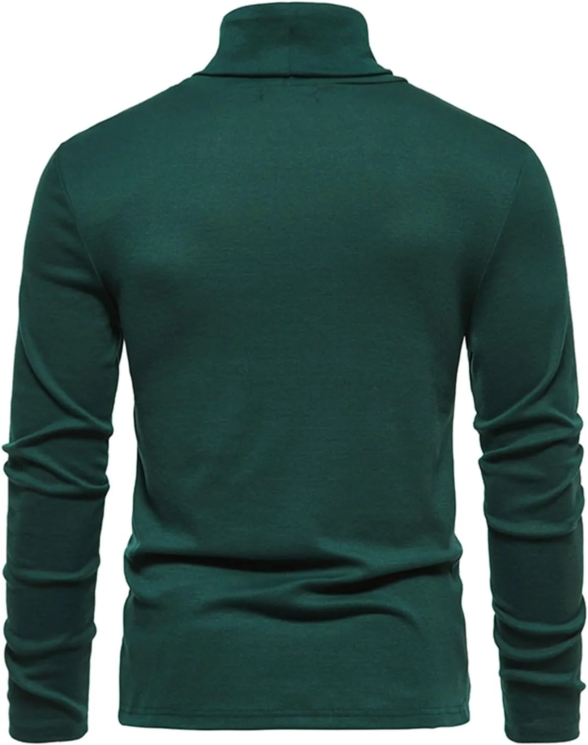 Men's Thermal Compression Underwear Shirts Fleece Premium Mock Turtleneck Undershirts Slim Fit Base Layer Pullover
