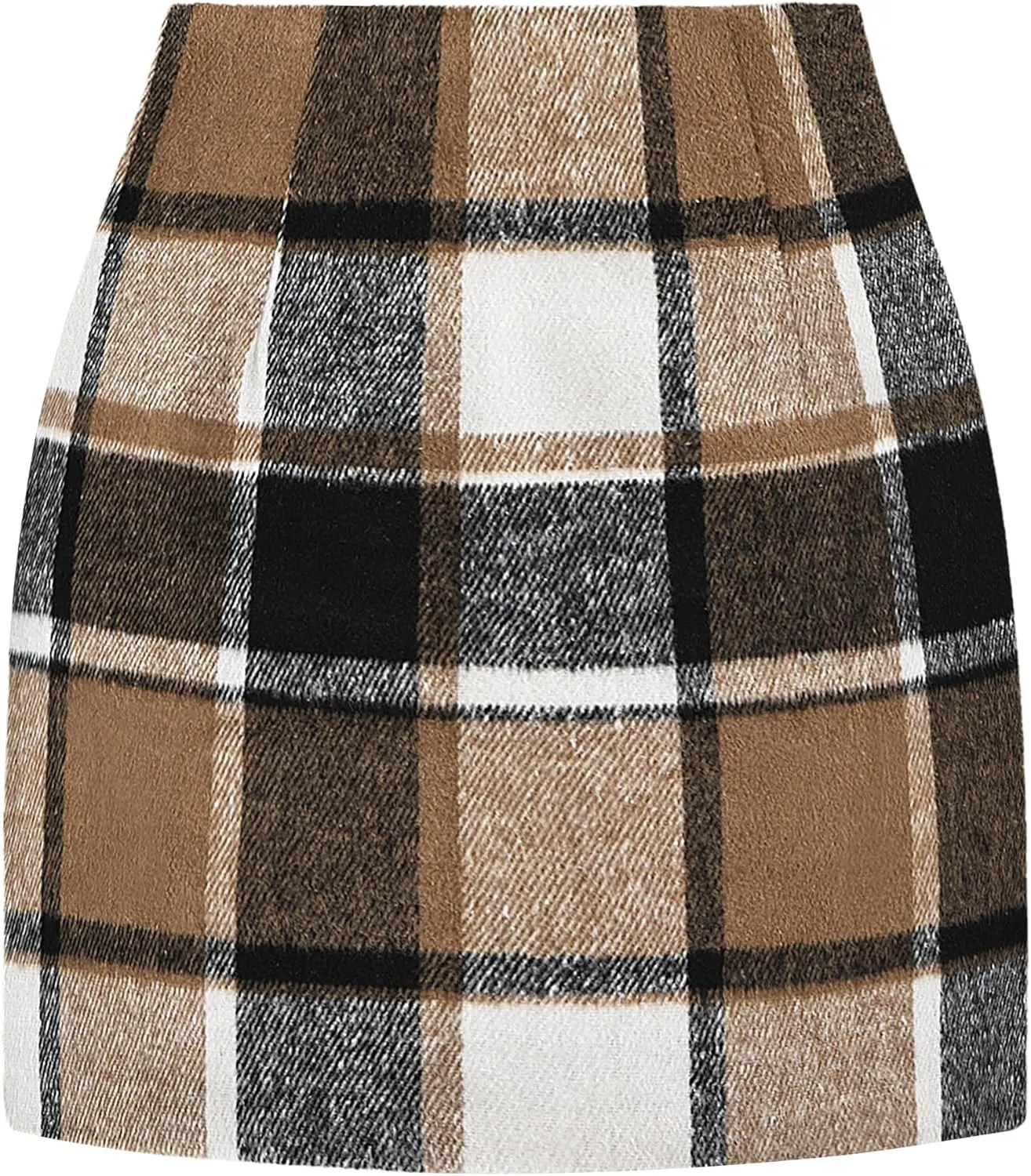 Plaid Skirts for Women, Pencil Mini Skirts for Women High Waist Bodycon Christmas Holiday Fall Winter Skirts 2024 Trendy