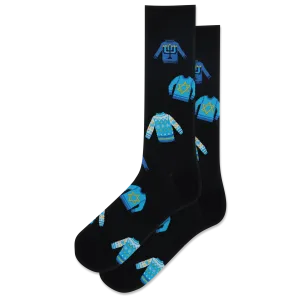 "Hanukkah Sweaters" Cotton Crew Socks by Hot Sox - SALE