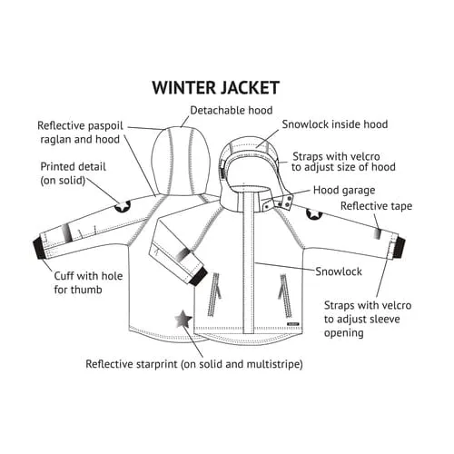 Winter Waterproof Insulated Jacket: Star Street
