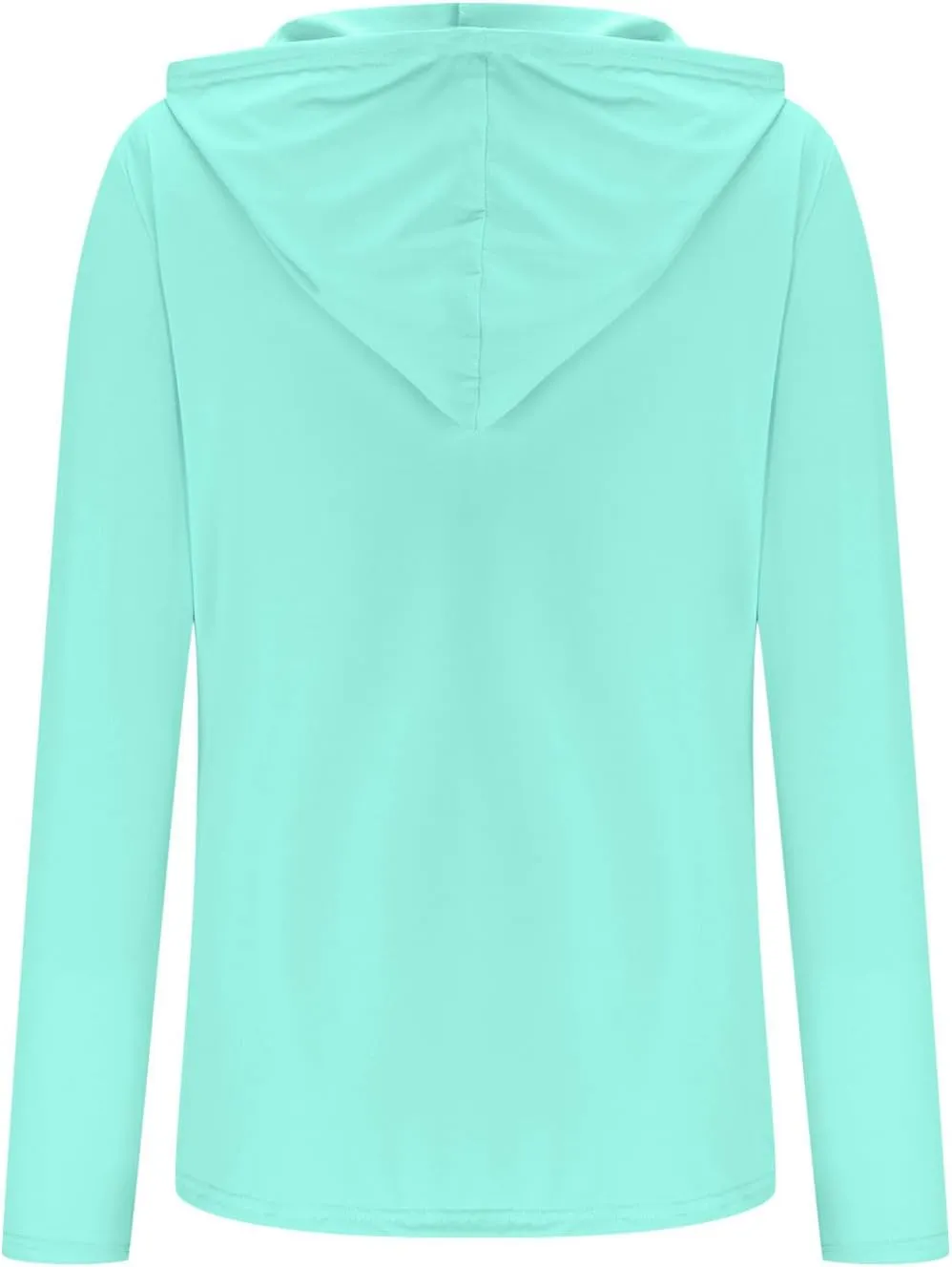 Women's Hooded Sun Shirt UPF 50  Long Sleeve Uv Protection Quick Dry Fit Rash Guard Thumb Hole Lightweight Hoodie