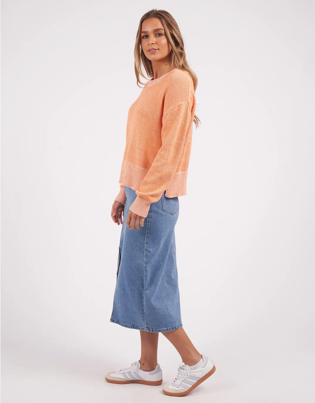 Wrenley Knit - Tangerine